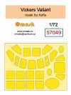 Omask 57049 Vickers Valiant mask (for Airfix) 1/72
