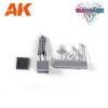 AK Interactive AK11770 BASILEAN ABBESS – WARGAME STARTER SET – 14 COLORS & 1 FIGURE