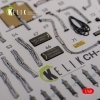 KELIK K48091 CH-46E Cargo compartment interior 3D decals for Academy kit 1/48