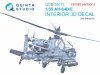 Quinta Studio QDS-35073 AH-64D/E 3D-Printed & coloured Interior on decal paper (Meng) (small version) 1/35