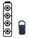 Fujimi 193601 Wheel 19 BBS Wheel 20 inch 1/24