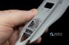 Quinta Studio QD48040 F/A-18С (late) 3D-Printed & coloured Interior on decal paper (for Kinetic) 1/48
