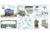 Quinta Studio QD35068 KAMAZ-43509 3D-Printed & coloured Interior on decal paper (Zvezda) 1/35