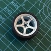 Yamamoto YMPRIM21 Advan Racing GT 4 18 + Tyres 1/24
