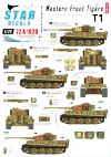Star Decals 72-A1020 Western Front Tigers # 2 1/72