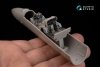 Quinta Studio QD48050 F/A-18F early 3D-Printed & coloured Interior on decal paper (Hasegawa) 1/48