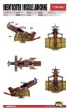 Modelcollect UA72150 WWII Germany landcruiser p.1000 ratte weapon set pack (1:72)