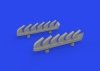 Eduard 672358 P-51D exhaust stacks PRINT EDUARD 1/72