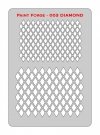 Paint Forge PFST003M STENCIL - DIAMONDS