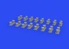 Eduard 653010 WWII USN battleship bollards PRINT 1/350