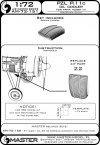 Master AM-72-151 PZL P.11c - chłodnica oleju (Arma Hobby Kit) 1/72
