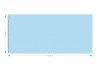 Quinta Studio QRV-017 Single riveting rows (rivet size 0.20 mm, gap 0.8 mm, suits 1/32 scale), White color, total length 5,8 m/19 ft