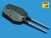 Aber 350L-35 Set of 8 pcs 356 mm barrels for Kongo, Haruna, Hiei, Kirishima (1:350)