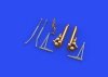 Eduard 648632 B-17F undercarriage legs BRONZE HKM 1/48