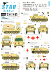 Star Decals 35-C1065 British FV432 and M548 1/35