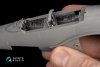 Quinta Studio QD+48341 F-4G early 3D-Printed & coloured Interior on decal paper (Meng) (with 3D-printed resin parts) 1/48