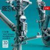 RESKIT RSU48-0260 F-14 (D) TOMCAT LANDING GEARS WITH WEIGHTED WHEELS SET FOR AMK KIT (RESIN & 3D PRINTED) 1/48