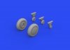 Eduard 648767 F4F-3 wheels early EDUARD 1/48