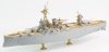 Pontos 35023FN USS BB-34 New York 1944 Detail-up set (w/Teak Tone Deck, Barrels, Resin,PE)