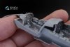 Quinta Studio QD48179 IA 58 Pucara 3D-Printed & coloured Interior on decal paper (for Kinetic kit) 1/48
