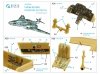 Quinta Studio QD48300 Me 262 HGIII 3D-Printed coloured Interior on decal paper (Amusing Hobby) 1/48