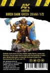 AK Interactive AK8156 BIRCH DARK GREEN LEAVES 28MM  1/72