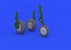 Eduard 632031 Me 262 wheels 1/32 (TRUMPETER)