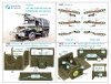 Quinta Studio QD35052 GMC CCKW 353 (open cab) 3D-Printed & coloured Interior on decal paper ( Tamiya ) 1/35