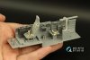 Quinta Studio QD32167 Ju 87D/G 3D-Printed & coloured Interior on decal paper (Hasegawa) 1/32