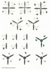 Techmod 24021 Propeller logos and stencils / Oznakowanie śmigieł  1/24