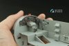 Quinta Studio QD32233 Boeing B-17E/F Pilot's cockpit. 3D-Printed coloured Interior on decal paper (HK models) 1/32