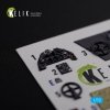 KELIK K72123 BF109-F2/F4 interior 3D decals for Fine Molds kit 1/72