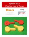 Omask 77225 Spitfire Mk.I wheel bay plugs (for Tamiya) 1/72
