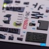 KELIK K72096 F-16C - interior 3D decals for Hasegawa kit 1/72