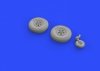 Eduard 648412 Typhoon Mk. Ib wheels early EDUARD, HASEGAWA 1/48