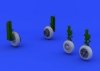 Eduard 648235 F-86F wheels 1/48 (HASEGAWA)