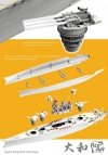 Border Model BS-004 Imperial Japanese Navy Battleship Yamato April 7 1945 1/350