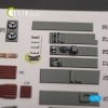 KELIK K72150 Bristol Beauhfighter TF.X - interior 3D decals for Airfix kit 1/72
