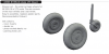 Eduard 672385 Bf 109G-10 wheels EDUARD 1/72