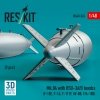 RESKIT RS48-0524 Mk.84 with BSU-36/B bombs (2 pcs) 3D Printed) 1/48