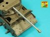 Aber 35L-332 Lufa 76,2 mm (3 cale) 17 funtowa Mk. II z hamulcem wylotowym do czołgu A34 COMET 1/35