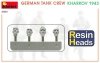MiniArt 35354 German Tank Crew Kharkov 1943 (Resin Heads) 1/35
