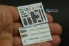 Quinta Studio QD32129 Hs 129B-2 3D-Printed & coloured Interior on decal paper ( Zoukei-Mura ) 1/32