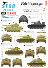 Star Decals 72-A1012 Befehlspanzer # 3 German Command 1/72