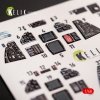 KELIK K48066 F-14B TOMCAT INTERIOR 3D DECALS FOR GWH KIT 1/48
