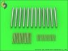 Master SM-350-076 SMS Viribus Unitis armament - 305mm (12pcs), 150mm (12pcs) barrels, 70mm (18pcs) barrels - fits Combrig model