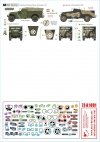 Star Decals 72-A1091 SA Tanks and AFVs in Italy South African Sherman IIA, Sherman Firefly VC, Sherman V AOP, M3A1 Scout Car, Humber Scout Car. 1/72