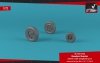 Armory Models AW72408 Hawker Hunter weighted wheels 1/72