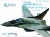 Quinta Studio QD48008 MiG-29 (9-12) 3D-Printed & coloured Interior on decal paper (for GWH kits) 1/48
