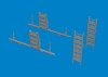 Eduard 6481012 B-26B bomb racks PRINT ICM 1/48